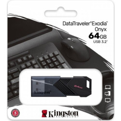 KINGSTON FLASH 64GB USB3.2 DataTraveler Exodia Onyx'