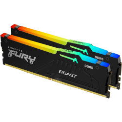 Kingston FURY DDR5 32GB (2x16GB) 5600MHz CL36 Beast Black RGB EXPO AMD'