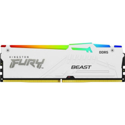 KINGSTON DDR5 64GB 6000MHz CL36 FURY BEAST WHITE RGB EXPO KITx2'