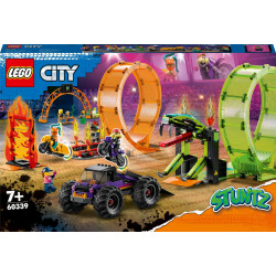 LEGO City 60339 Kaskaderska arena z dwoma pętlami'