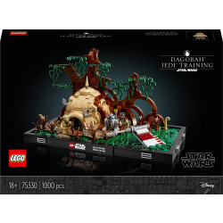 LEGO Star Wars 75330 Diorama: Szkolenie Jedi na Dagobah'