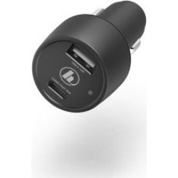 Hama Car Charger USB-C/USB-A Power Delivery/Quick Charge 30W czarna'