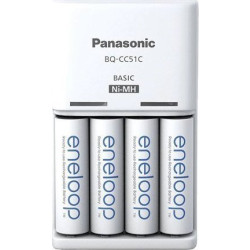 Panasonic Basic + 4x AA Eneloop 2000 mAh'