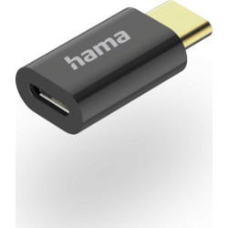 Hama Adapter micro USB - USB-C czarny'