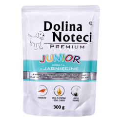 DOLINA NOTECI Premium Junior bogata w jagnięcinę - mokra karma dla szczeniąt ras średnich i dużych - 300g'