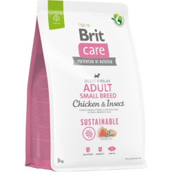 Brit Care Dog Sustainable Adult Chicken Insect 3kg'