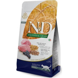 Farmina N&D Ancestral Grain sucha karma dla dorosłych kotów z jagnięciną 1 5kg'