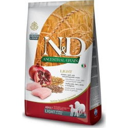 Farmina N&D Ancestral Grain Light sucha karma dla psa z kurczakiem 12kg'