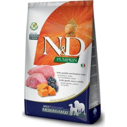 Farmina N&D Pumpkin sucha karma dla psów dorosłych ras średnich i dużych z jagnięciną 12kg'