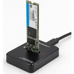 Replikator - QOLTEC STACJA DOKUJĄCA DYSKÓW SSD M.2 SATA/PCIE | NGFF/NVME | USB 3.1'
