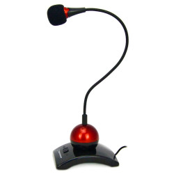 Mikrofon Esperanza Chat Desktop EH130 (kolor czerwony)'