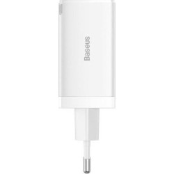 Baseus GaN5 Pro 2xUSB-C + USB, 65W (biała)'