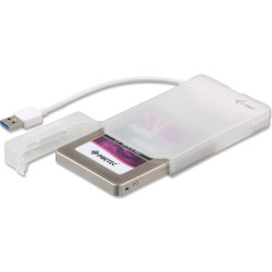 i-tec MySafe USB 3.0 Easy zewnętrzna obudowa na dysk 2,5" 9,5mm SATA I /II/III HDD oraz SSD kolor biały'