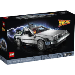 LEGO 10300 Icons Back to the Future Time Machine Construction Toy'