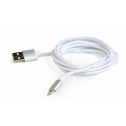 Kabel USB-A męski do lightning iPhone 1.8m Gembird (srebrny)'