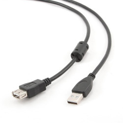 Kabel przedłużacz USB 2.0 Gembird AM-AF (1,8 m)'