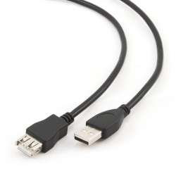 Kabel przedłużacz USB 2.0 Gembird AM-AF (4,5 m)'