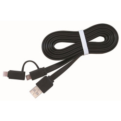Kabel combo USB-micro USB + Lightning do urządzeń Apple Gembird (1m)'