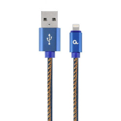 Kabel USB 2.0/iPhone lightning 8 pin Gembird CC-USB2J-AMLM-2M-BL'
