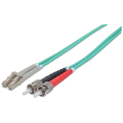 Kabel światłowód krosowy Intellinet 751001 ST/LC 50/125 50/125 Duplex Wielomodowy OM3 (2m)'