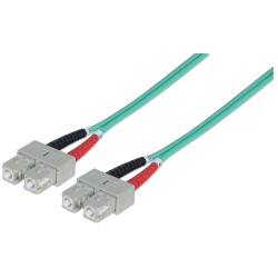 Kabel światłowód krosowy Intellinet 751025 SC/SC 50/125 Duplex Wielomodowy OM3 (1m)'