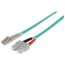 Kabel światłowód krosowy Intellinet 751094, LC/SC, 50/125 Duplex Wielomodowy OM3 (5m)'