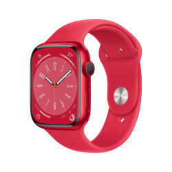 Apple Watch S8 GPS 45mm (PRODUCT)RED Aluminium Case with (PRODUCT)RED Sport Band'