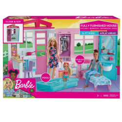 Barbie Przytulny domek z wyposażeniem FXG54 Pud2W'