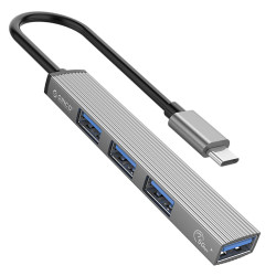 Orico USB-C 4 porty aluminiowy'
