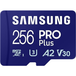 Samsung Pro PLUS microSDXC 256GB UHS-I U3 [Zapis 130MB/s Odczyt 180MB/s] wersja 2023'