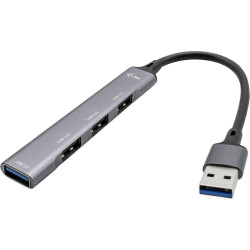 i-tec USB 3.0 Metal HUB Mini 4 porty USB 1x USB 3.0 + 3x USB 2.0'