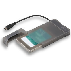 i-tec MySafe USB-C 3.1 Gen. 2 Easy zewnętrzna obudowa na dysk 2,5'' 9,5mm SATA I/II/III HDD SSD czarny, transfer do 10 Gbps'