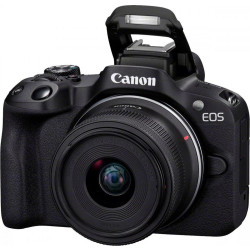 Aparat fotograficzny - Canon EOS R50 + RF-S 18-45mm F4.5-6.3 IS STM Czarny'