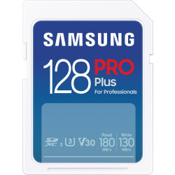 Samsung PRO Plus SDXC 128GB UHS-I U3 [Zapis 130MB/s Odczyt 180MB/s] v 2023'