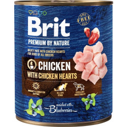 Brit Premium By Nature Chicken&Hearts 800g'