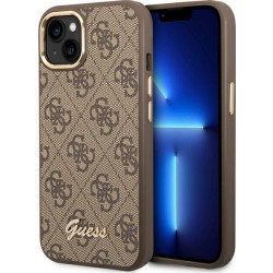Guess 4G Metal Camera Outline Case – Etui iPhone 14 Plus (Brązowy)'