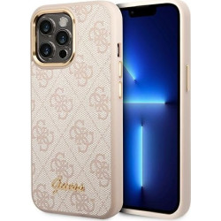 Guess 4G Metal Camera Outline Case – Etui iPhone 14 Pro (Różowy)'