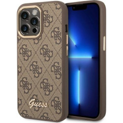 Guess 4G Metal Camera Outline Case – Etui iPhone 14 Pro Max (Brązowy)'