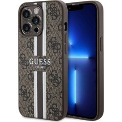 Guess 4G Printed Stripes MagSafe - Etui iPhone 13 Pro (Brązowy)'
