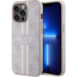 Guess 4G Printed Stripes MagSafe - Etui iPhone 13 Pro Max (Różowy)'