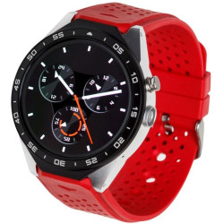 Zegarek sportowy Garett Expert Srebrno-czerwony (5906874848302)'