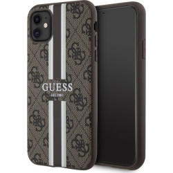 Guess 4G Printed Stripes MagSafe - Etui iPhone 11 (Brązowy)'
