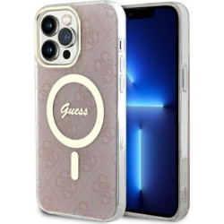 Guess 4G MagSafe - Etui iPhone 13 Pro Max (Różowy)'
