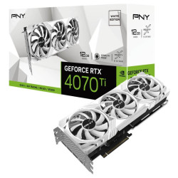Karta graficzna - PNY GeForce RTX 4070 Ti VERTO 12GB Triple Fan White Edition DLSS 3'