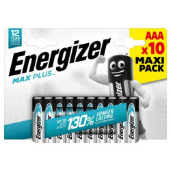 Energizer Max Plus AAA 10-Pack'