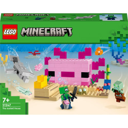 LEGO Minecraft 21247 Dom aksolotla'
