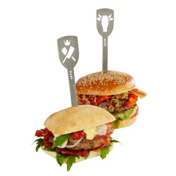 Akcesoria - 2 szpikulce do burgerów byk/topór GEFU TORRO G-15435'