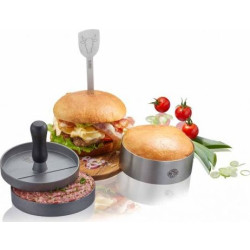 Akcesoria - Zestaw do burgerów 3 częściowy GEFU BBQ G-89494'