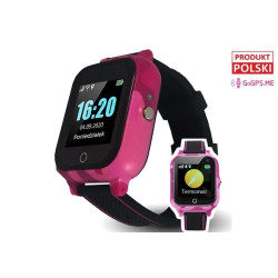 Smartwatch dla dzieci GoGPS K27 (różowy)'
