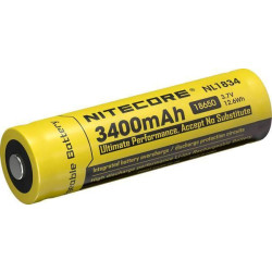 Nitecore Battery 18650 3400 mAh Rechargable'